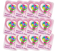 Fun Express Mother’s Day Bouquet Pins with Card - 12 Pieces - Multicolor