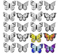 Fun Express Printed Acetate Butterflies Coloring Sheets - 24 Pc