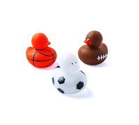 Fun Express Sports Ball Rubber Duckies - Toys - 12 Pieces