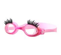 Fun eyelash swimming goggles comfortable fit adjustable strap leak-proof design waterproof anti-fog high-definition transparent Suitable for pools beaches and swimming lessons