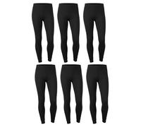 FUN FABLES® Ladies Heat Control Thermal Long Johns - Soft Extra-Warm Base Layer Bottoms | Stretchy Winter Underwear for Outdoor & Everyday Wear (UK, Numeric, 10, 12, Regular, Regular, 6, Black)