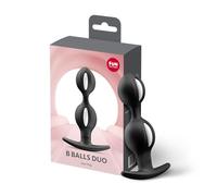 FUN FACTORY B Balls Duo | Weighted Anal Beads | Natural Movement Stimulation | Waterproof IPX7 | Silicone Anal Training Beads