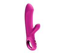 FUN FACTORY BI STRONIC Embrace | Thrusting Rabbit Vibrator | G-Spot Thrusting & Clitoral Stimulation | 8 Thrusting & 6 Vibration Modes | Waterproof IPX7 | USB-C Rechargeable