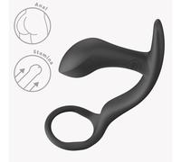 Fun Factory Bootie Ring Anal Plug, Black
