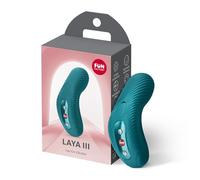 FUN FACTORY Laya III | Lay-On Clitoral Vibrator | Vibration & Tapping Stimulation | 10 Vibration Modes | Waterproof IPX7 | USB-C Rechargeable