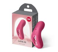 FUN FACTORY Laya III | Lay-On Clitoral Vibrator | Vibration & Tapping Stimulation | 10 Vibration Modes | Waterproof IPX7 | USB-C Rechargeable