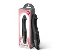 FUN FACTORY MR. BOSS 21 cm | G-Spot Vibrator with Realistic Shape | 12 Vibration Modes | Waterproof IPX7 | Battery Operated (2× AAA) | Silicone Vibrator