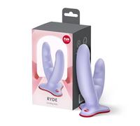 Fun Factory Ryde Double Ended Grinding Silicone Dildo, Purple