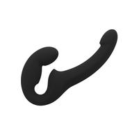 Fun Factory Share Lite Black Double Dildo Strapless Harness Free Silicone