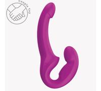 Fun Factory Share Lite Silicone Strapless Strap-On, Fuchsia