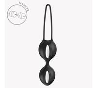 Fun Factory Smartballs Duo Kegel Balls & Pelvic Floor Exerciser, Black