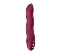 FUN FACTORY Stronic Wave | Pulsator | G-Spot Vibrator with Thrusting | Wavy Silicone Shaft | 10 Modes | Waterproof & USB-C
