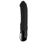 Fun Factory Tiger Black Line G Spot Vibrator | Ribbed Silicone | Rechargeable and Vibrating Pleasure Massager for Women | Waterproof (IPX7) | Silent Operation | Adult Sex Toy