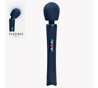 Fun Factory VIM Extra Quiet Silicone Wand Vibrator, Blue