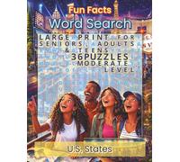 Fun Facts Word Search: US States: 50 States, Capitals, Cities, Landmarks, Geography and State Symbols - Large Print Word Search Puzzle Book for ... Teens (Fun Facts Word Search: History Series)