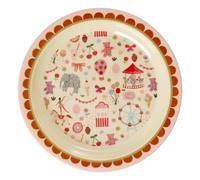 Fun Fair melamine plate Pink one size