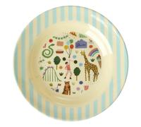 Fun Fair melamine soup plate Blue one size