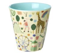 RICE - Melamine Cup 25 cl, Mint Fun Fair - Multi