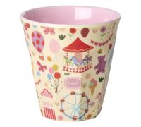 RICE - Melamine Cup 25 cl, Pink Fun Fair - Multi