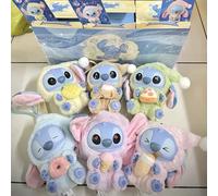 Fun-filled No matter how sleepy Stitch is, he still wants to take a bite of the vinyl plush toy blind box named Stitch Two randomly