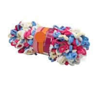 Fun Finger Loops Yarn 100g Plain Doughnut Hand Knitted Scarf Bag Medium Thick Thread Tool Finger Loop Thread(Color-17)