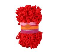 Fun Finger Loops Yarn 100g Plain Doughnut Hand Knitted Scarf Bag Medium Thick Thread Tool Finger Loop Thread(Color-4)