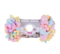 Fun Finger Loops Yarn 1pc 100g Thick Yarn for Knitting DIY Finger Loop Yarn Hand Knitted Home Pillow Blanket Circle Line Chenille Yarn(Color-30)