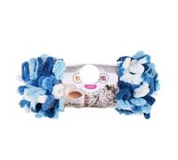 Fun Finger Loops Yarn 1pc 100g Thick Yarn for Knitting DIY Finger Loop Yarn Hand Knitted Home Pillow Blanket Circle Line Chenille Yarn(Color-35)