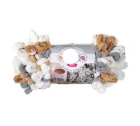 Fun Finger Loops Yarn 1pc 100g Thick Yarn for Knitting DIY Finger Loop Yarn Hand Knitted Home Pillow Blanket Circle Line Chenille Yarn(Color-38)