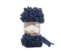 Fun Finger Loops Yarn ， Puffy Fine Loop Yarn 100g for Finger Knitting No Needles No Hook Multicolor(Color 32)