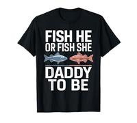 Fun Fish Gender Reveal Daddy to Be T-Shirt