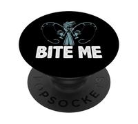 Fun Fishing Bite Me Joke PopSockets Adhesive PopGrip