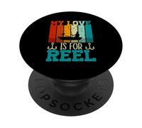Fun Fishing My Love is for Reel PopSockets Adhesive PopGrip