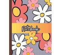 Fun Floral Notebook - Cute & Bold Design: 8.5 x 11 inch | 101 Lined Pages with Belongs To Page | Bright Daisy Cover | Perfect for School or Personal Use