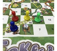 Fun Foldable Chess Board Toy Set for Kids 3+, Educational Game with Cute Cartoon Design, Non-Woven Material, Ideal for Family or Friend Play (Green #76)