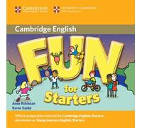 Fun for Starters Audio CD by Anne Robinson Karen Saxby(2010-03-08)
