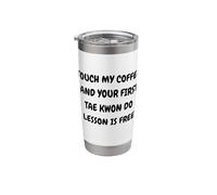 Fun for The Coffee Lover and The ONE That Like TAE Kwon DO Stainless Steel Insulated Tumbler