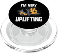 Fun Forklift Operator Quote Men Women - I'm Very Uplifting PopSockets PopGrip for MagSafe