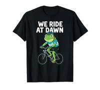 Fun Frog Cycling, We Ride At Dawn for Bike Lovers T-Shirt
