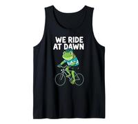 Fun Frog Cycling, We Ride At Dawn for Bike Lovers Tank Top