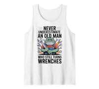 Fun Frog Mechanic, Cool Auto Repair Amphibian with Wrenches Tank Top