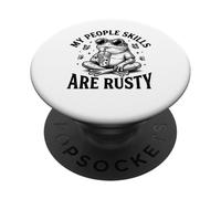 Fun Frog "My People Skills are Rusty" PopSockets Adhesive PopGrip