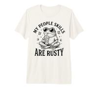 Fun Frog My People Skills are Rusty Premium T-Shirt
