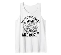 Fun Frog My People Skills are Rusty Tank Top