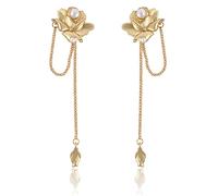 Fun Fruit Earrings for Women Kawaii Red Cherry Pink Cherry Lemon Grape Silver Strawberry Earrings Cute Dangle Crystal Cubic Zirconia Fruit Statement Earrings Summer Beach Party Jewelry Gift for Women