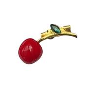 Fun Fruit Fruit Design Brooch Strong Coating Fashionable Decorative Pin For Tops Bags Coats Daily Styling Youth Trendy Accessories, One Size, as described