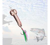 Fun Gag Gift Fishing Hook for Dad Fishing Lure Hilarious Tackle Box Gift for Fisherman Prank Props Novelty Item Fishing Lure for Boyfriend Fishing Valentine's Day Gift (Pattern Golden)