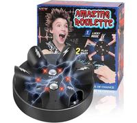 Fun Gag Gifts Lie Detector Test, Micro Electric Shock Lie Detector, Prank Toys Practical Jokes Game for Kids Adults, Electric Shock Game Prank Novelty Gifts