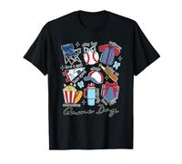 Fun Game Day Sports Celebration Graphic Baseball T-Shirt