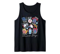 Fun Game Day Sports Celebration Graphic Baseball Tank Top